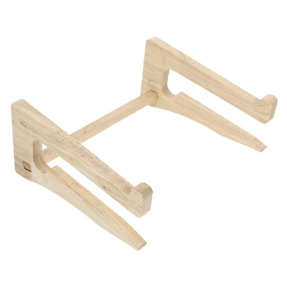 Shisuyan Computer Riser Simple Design Wood 1Set for Laptop Adults