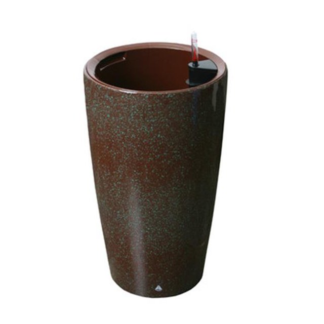 Algreen 22804 22 in. dia. Auto Arrosage Rond Modena&44; Granit Brun