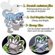 thumbnail image 2 of Pegatinas para niños, pegatinas de dinosaurio para botellas de agua, bonitas pegatinas de dinosaurio para niños, pegatinas impermeables para adolescentes, niños y niñas, 50 hojas de paquetes de pegat JAMW Sencillez, 2 of 5