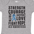 thumbnail image 4 of Inktastic ALS Awareness Strength Courage Support Boys or Girls Baby Bodysuit, 4 of 5