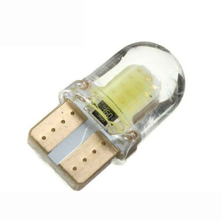 

10pc LED T10 W5W COB SMD CANBUS Silica White License Light Bulb
