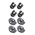 thumbnail image 3 of 1Set Car Door Lock Buckle Stopper Covers High Performance Premium Automobile Decoration, 3 of 8