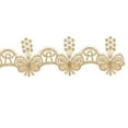 thumbnail image 3 of 1 Yarda Cinta de Costura de Encaje Floral Apliques de Borde de Ropas Suministro de Artesanía para Proyectos de Arte Oro Baoblaze Ajuste de la cinta de encaje, 3 of 6