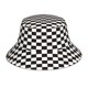 thumbnail image 1 of Balery Black and White Checkerboard Sombreros para el sol para hombre y mujer, sombrero de pescador con UPF 50+, 1 of 6
