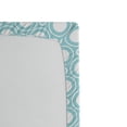 thumbnail image 2 of Ambesonne White Fitted Sheet, Detailed Circular Flowers, Twin Size, Pale Blue White, 2 of 2