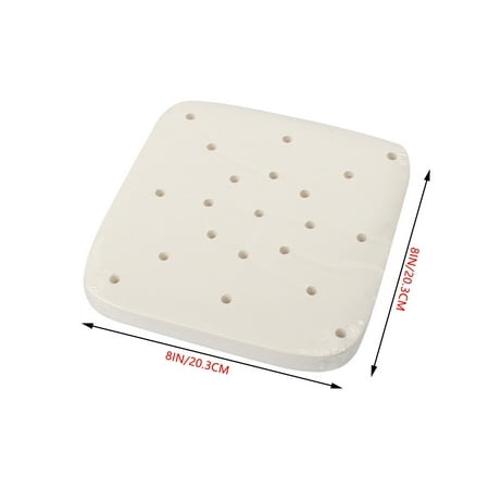 

Leylayray Square Fryer Parchment Paper Liners 200Pcs Perforated Parchment Filter Paper For Kitchen