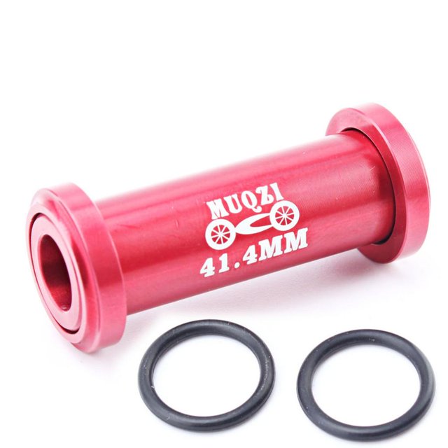 Tubo de Buje de Amortiguador Suspensión Posterior Aleación de Aluminio 707 de Montaña , rojo 41.4 mm DYNWAVEMX Buje de amortiguador de bicicleta