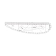 thumbnail image 1 of KLKCMS French Curve Pattern Ruler Clear Metric Sewing Ruler for Beginners Designers 48.62cm, 1 of 9