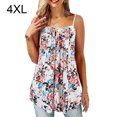 thumbnail image 2 of Jumpingount Chaleco suelto estampado verano correa chaleco suelto estampado verano Top mujer camiseta sin mangas camiseta sin mangas Camisetas sin mangas Blanco 4XL, 2 of 5