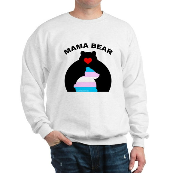 CafePress - Mama Bear Trans Sweatshirt - Crew Neck Sweatshirt
