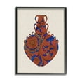 thumbnail image 2 of Stupell Industries Regal Blue Red Patterned Urn Modern Pottery Paintings White Framed Art Print Wall Art, 24x30, by Daphne Polselli, 2 of 5