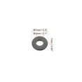 thumbnail image 2 of Uxcell M3 Nylon Flat Washer, 80 Pack 3mm ID 7mm OD 1mm Thick Sealing Spacer Gasket Ring, Black, 2 of 6