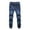 53#Dark Blue, variant on JXMVOJ Men's Joggers Denim Jean Pants Casual Cotton Elastic Draw String Work Trousers Pants