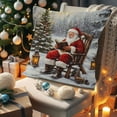 thumbnail image 5 of Christmas Pillow Cover 18x18in – Holiday Linen Throw Pillow Case for Sofa, Bed, Home Décor, Washable Polyester Cushion Cover, Festive Gift, 5 of 5
