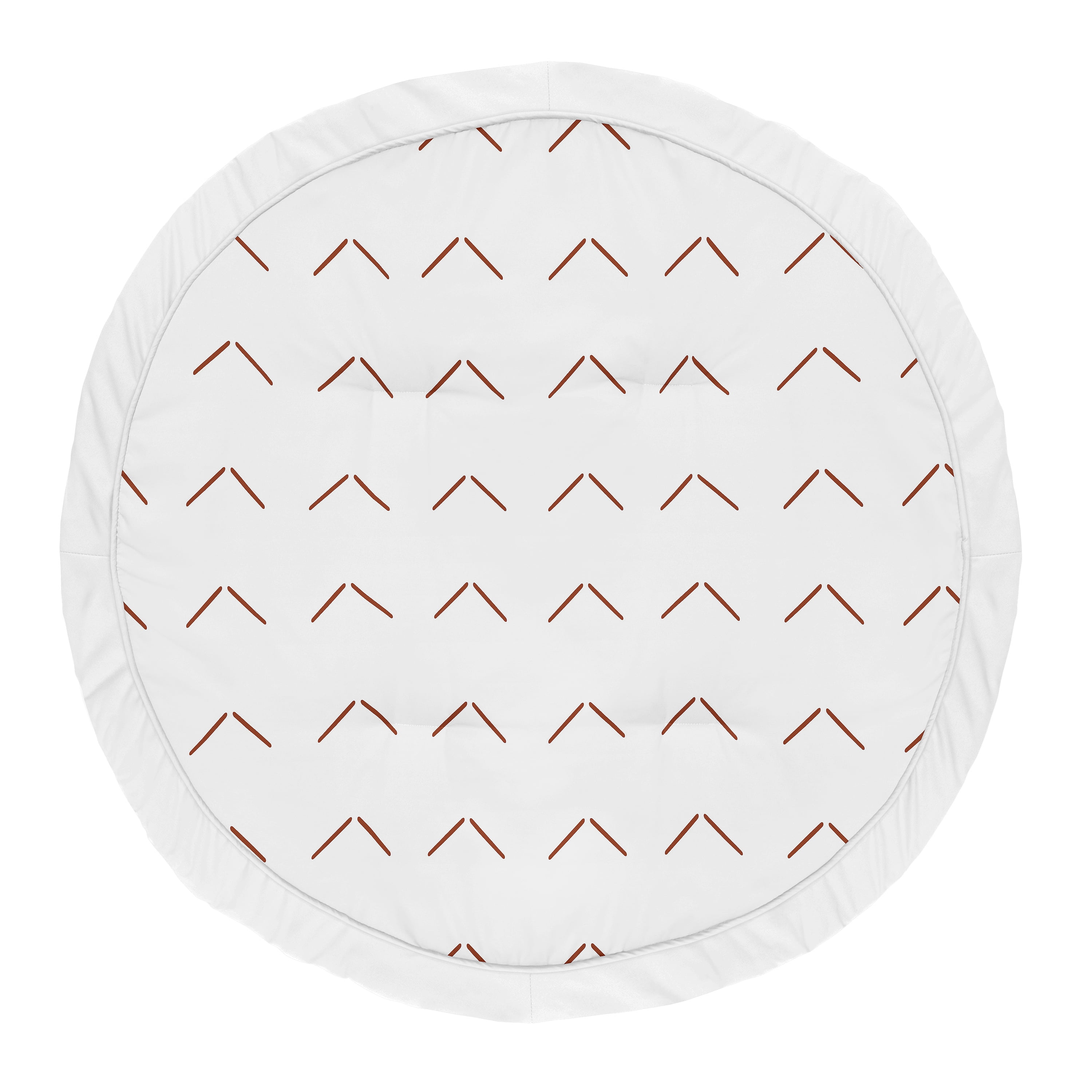 Mod Dinosaur Orange Arrow Baby Play Mat by Sweet Jojo Designs