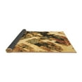 thumbnail image 2 of Ahgly Company Indoor Square Abstract Brown Modern Area Rugs, 8' Square, 2 of 4