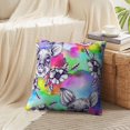 thumbnail image 4 of LALILO Throw Pillow Covers Portrait Little Pig With Flowers Sign Cushion Cover 18" x 18", 2 Pack, 4 of 6
