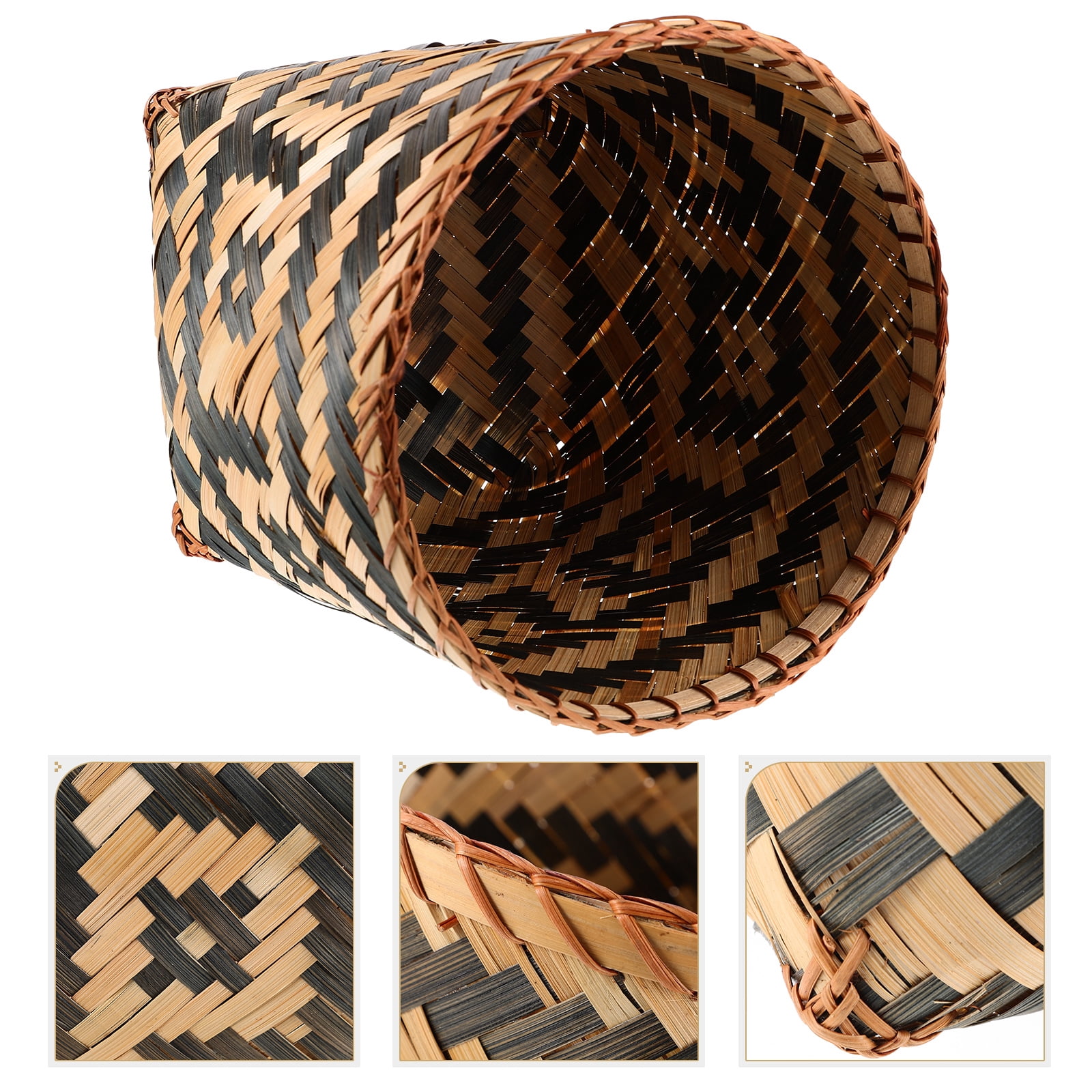 Synthetic Woven Storage Basket for Home and Family Use, Assorted Colors, and Stylish 1PC Organizer