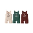 thumbnail image 5 of Yunliwuli Baby Girl Boy Tank Romper Casual Letter Print Round Neck Sleeveless Jumpsuit Toddler Father's Day Clothes, 5 of 10