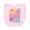 AD-Pink, variant on Inktastic Nana and Pops Love Me Retro Flowered Newborn Bib