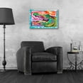thumbnail image 4 of Epic Art 'Alligator 3' by Dean Russo, Acrylic Glass Wall Art, 24"x16", 4 of 8