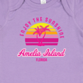 thumbnail image 4 of Inktastic Summer Enjoy the Sunshine Amelia Island Florida in Pink Boys or Girls Baby Bodysuit, 4 of 5