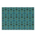 thumbnail image 1 of Abstract Cutting Board, Folklore Inspired Creative Pattern with Floral and Botanical Elements, Decorative Tempered Glass Cutting and Serving Board, in 3 Sizes, by Ambesonne, 1 of 2