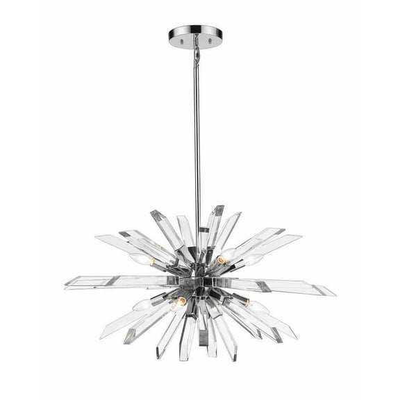 8 Light Chandelier in Modern Style 33.25 inches Wide By 18.75 inches High Bailey Street Home 372-Bel-3173867