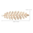 thumbnail image 2 of WRITWAA Wedding Hair Clips for Women Leaf Design 1Set, 2 of 7