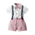 thumbnail image 2 of Baby Boys Outfit Clothes Outfitscottonsolid Color Shirts Casual 2Pc Set, 2 of 4
