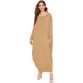 thumbnail image 3 of Robe Maxi Harem à Manches Courtes pour Femmes, 3 of 5