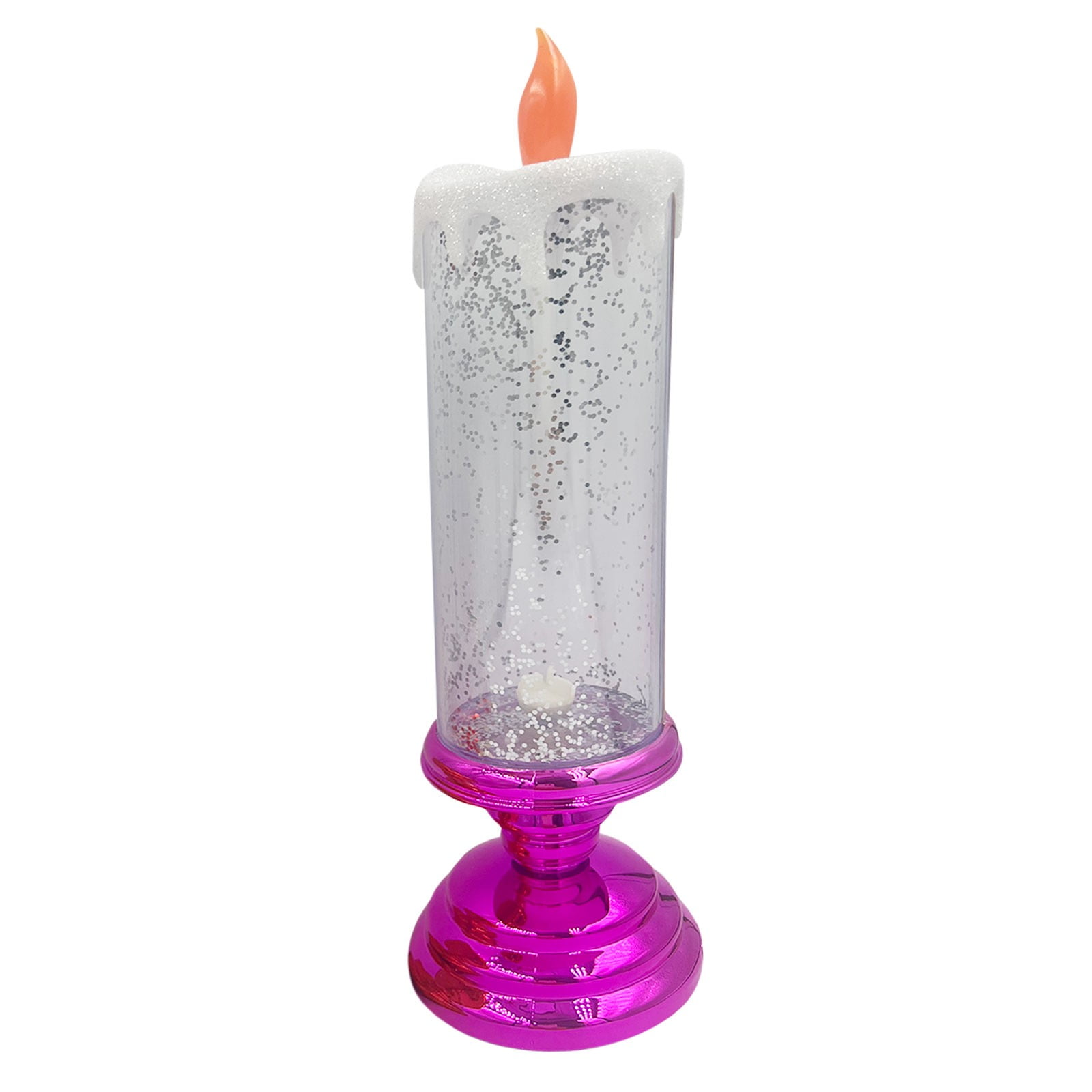 Christmas decorations LED Christmas Candle USB Color Changing Waterproof  Spinning Glitter Flameless Candle For Christmas Party Home Decor fall