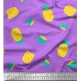 thumbnail image 1 of Soimoi Cotton Jersey Fabric Pine Fruits Print Sewing Fabric Yard 58 Inch Wide, 1 of 3
