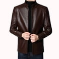 thumbnail image 5 of WINSTAND, abrigo para hombre, chaquetas casuales de motociclista con cremallera para hombre, nueva chaqueta de cuero para hombre, chaquetas de cuero para motocicleta de corte entallado para hombre, 5 of 5
