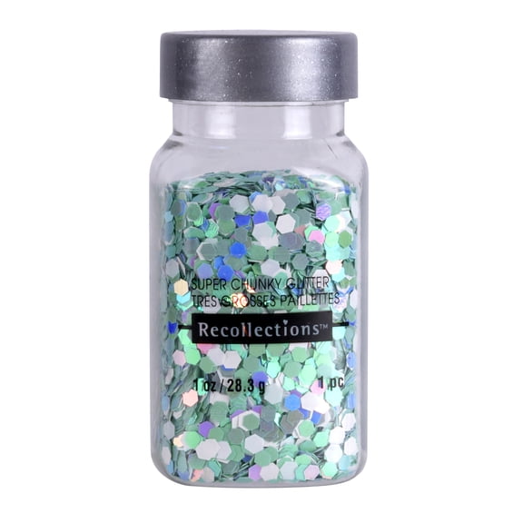 Recollections Super Chunky Glitter, 12 Pack