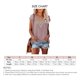 thumbnail image 5 of Blusa de manga corta con escote en V y detalle de encaje de verano para mujer, color rosa raíz de loto, transpirable y elegante, 5 of 5
