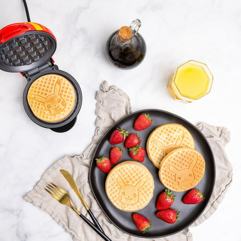 Mini Waffle Maker Dinosaur Waffle Iron for Kids 7 Unique Dino Waffle in  Minutes, Electric Nonstick Waffle Pancakes Maker with Removable Plates