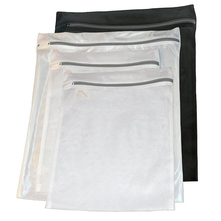 

Laundry Wash Bag Delicate Mesh Lingerie Bra Washing Bag Blouse Underwear Dry Wash 4 in 1 set(2 Medium+2 Large)