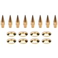 thumbnail image 1 of 8 Pairs Copper Speaker Spike Isolation Stand with Base Pad Feet Mat for Speaker, Amplifier, DVD Play, 1 of 5