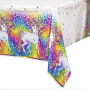 Neon Pony Lisa Frank Plastic Table Cover (Each) - Party Supplies