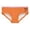 Orange, variant on Krdevn Girls Color Blocking Bow Print Swim Briefs Kids Bikini Bottoms Color:Sky Blue,Size:5-6 Years