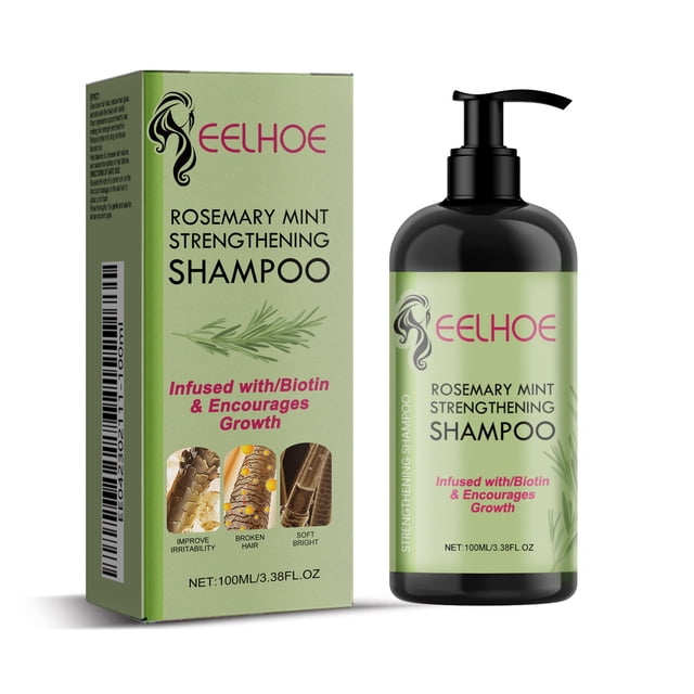 Rosemary Peppermint Shampoo Moisturizes and Softens Hair, Repairs dryness and frizz, Refreshing Shampoo and Hair Care
