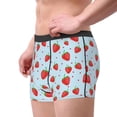 thumbnail image 2 of Uemuo Strawberry Pattern Men's Boxer Briefs,Trunk Anti-Chafing,Comfortable, Durable, and Stylish Underwear-Large, 2 of 9