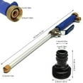 thumbnail image 4 of Pressure Power Hose Nozzle Washer Wand,Hydro Jet High Pressure Power Washer Gun Glass Window Cleaning Sprayer for Car Home Garden Washing, 4 of 7