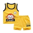 thumbnail image 1 of Ensemble Débardeur Sans Manches et Shorts pour Enfants Garçons Filles Tenue Décontractée Ample, 1 of 2