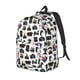 thumbnail image 1 of Disketp Cool Camera print Canvas Backpack Lightweight Travel Daypack Student Rucksack Laptop Backpack-Small, 1 of 5