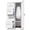 White, variant on Leumius 52.4" Tall Metal Storage Cabinet with Lock,Freestanding Filing Cabinet Armoire Wardrobe Closet with 4 Drawers & Hanging Rod for Office,Living Room,School,Black