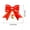 Red, variant on Matoen Christmas Tree Wreath Bow Christmas Ribbon Bows with Bells, PVC Red Bow Christmas Tree Hanging Ornaments Decor for Home Xmas Party Outdoor Indoor (Red)