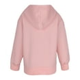 thumbnail image 5 of IVEYRTF Boys Girls Zip Up Hoodie Casual Jacket Long Sleeve Top with Pockets Full Zip Front Closure Kids Sweatshirt for Daily Wear School Travel Cold Weather(Pink,11-12 Years), 5 of 7