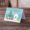 thumbnail image 2 of Christmas Tree and Bichon Frise Greeting Cards and Envelopes Pack of 8, 2 of 2